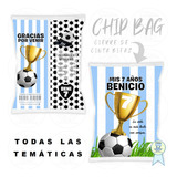 Bolsitas Chip Bag Personalizadas - Todas Las Temáticas - X30