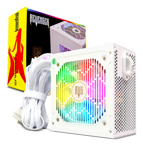 Fonte Atx 750w 80 Plus Bronze Cooler Master Pc Gamer Pfc Rgb