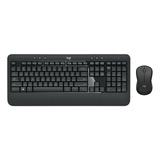 Kit Teclado Y Mouse Inalámbrico Logitech Mk540, Español .