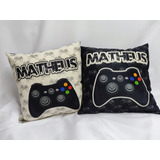 Par De Almofadas Gamer Personalizadas Com Nome Amigo Secreto