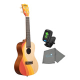 Kala Brand Music Swell Concert Ukelele Surf Series Collecti. Color Claro