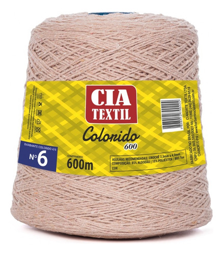 Barbante Colorido N°6 - 600g - Cia Têxtil.