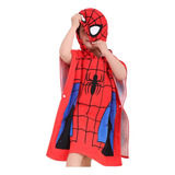 Poncho Roupão Infantil De Banho Praia Piscina Homem Aranha