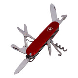 Navaja Victorinox Para Montañismo 14 Funciones Climber Color Rojo