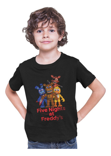 Playera Five Nights Personajes/ Fnaf/ Película/ Videojuegos