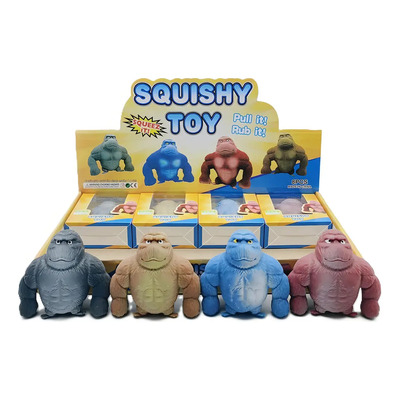 Juguete Antistress Gorila Squishy Anti Stress Mega Estirable Color | Meses sin interés