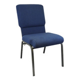 Flash Furniture Advantage - Sillas De Iglesia Azul Marino D.