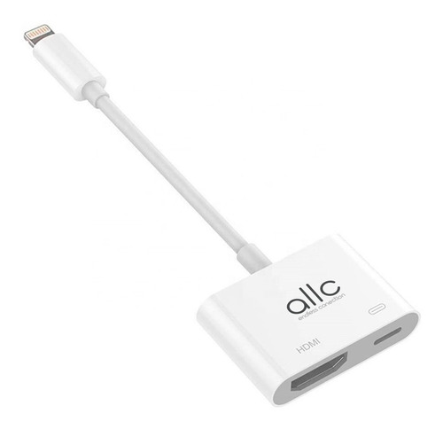 Cabo Adaptador Hdmi Para iPhone iPad - Espelhar Tela Na Tv 