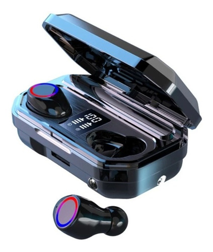 Auriculares Bluetooth Tws M12 Touch Power Bank Con Linterna