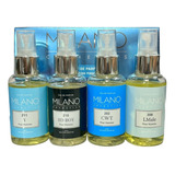 Perfumes Milano Mini By Saphirus Masculinos Estuche X 4u. 