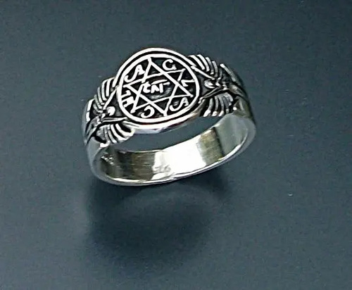 Anillo Rey Salomón En Plata Ley.925 Sterling Silver