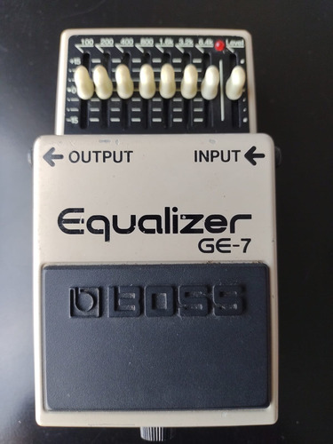 Pedal De Efecto Boss Graphic Equalizer Ge-7  Gris