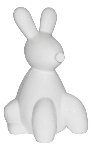 Figura Conejo Blanco Decoración Terzetto 