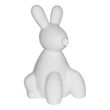 Figura Conejo Blanco Decoración Terzetto 