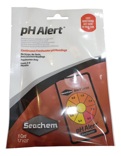 Seachem Ph Alert Test Medidor Continuo Ph Agua Dulce Polypte