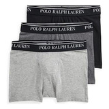 3 Boxer Briefs Polo Ralph Lauren Niños 10-20 Añs 100 Algodón