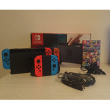 Nintendo Switch Rojo Y Azul + Accesorios Y Mariokart