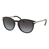 Michael Kors Mk2023f Anteojos De Sol Marco Negro, Gris Degra