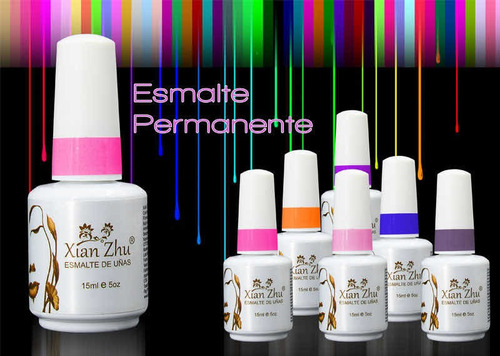 Pack X10 Pinturas Permanentes Para Uñas + Top Y Base 15ml