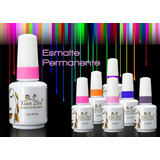 Pack X10 Pinturas Permanentes Para Uñas + Top Y Base 15ml