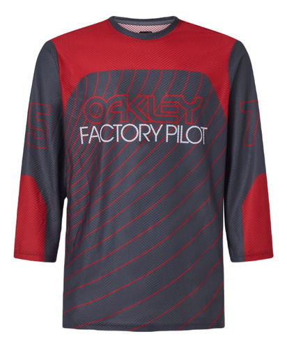 Camiseta / Playera Oakley Seeker `75 Ls Jersey Uniform Gray