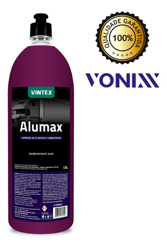 Alumax Limpa Alumínio Rodas Baú Vintex 1,5l Vonixx