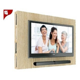 Mueble Tv Centro Entretenimiento Melamina Minimalista