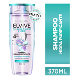  Shampoo Elvive Hialurónico Pure 370 Ml