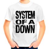 Camiseta Camisa Blusa Infantil System Of A Down Banda Rock