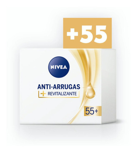 Nivea Crema Facial Revitalizante Antiarrugas 55+ X50 Ml