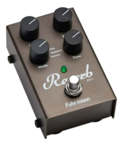 Pedal De Efeito Fuhrmann Reverb Re-1 Para Guitarra E Violão