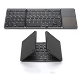 Ultra-delgado Portátil Plegable Mini Teclado Bluetooth