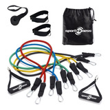 Bandas Tubulares Resistencia Sport Fitness Gym Kit 10 Piezas