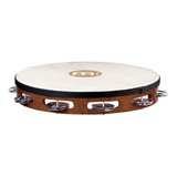 Pandero 10  Jingles De Acero, Parche De Cabra Meinl Tah1ab