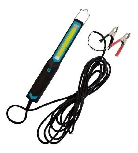 Lampara Luz Portatil Led Cob 12v Con Clip Cable 5 Metros