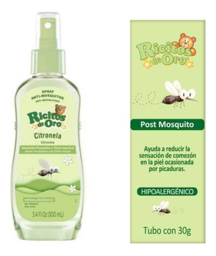 Repelente Moscos Y Gel Para Alivio De Comezón Bebe Grisi 