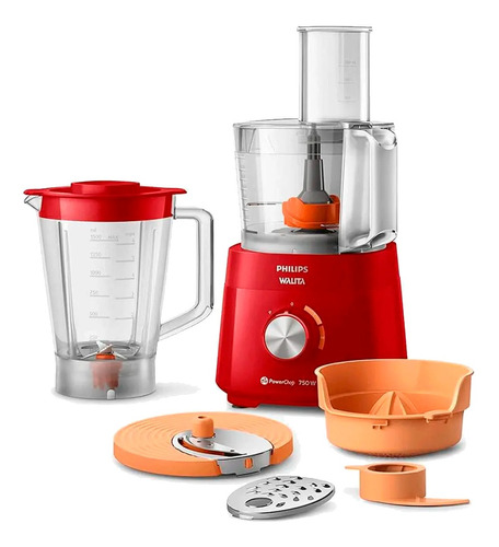 Processador De Alimentos Philips Walita Ri7302 Vermelho 750w