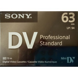 Cassette De Video Sony Dv Mini Dv 63 