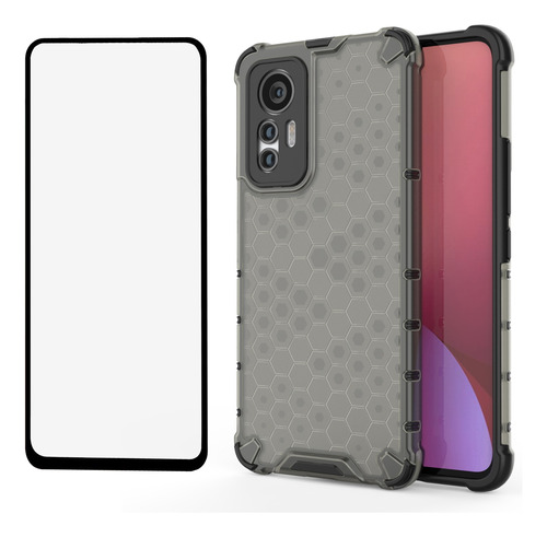 Funda Rudo Uso Translúcido Silicona Para Xiaomi Redmi +mica