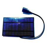 Placa Solar Usb 5v 400ma Camping Celula Carregador Nerdsking