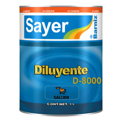 D I L U Y E N T E  Ameericanoo P\u002Fnitroo D-8000 4 Lts Sayer | Envío gratis