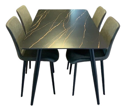 Mesa Comedor Oficina Spl Marmol Moderna -opc Sillas 4-6-8-10