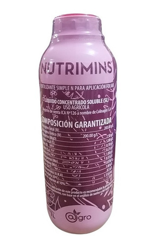 Fertilizante Nutrimins (elementos Menores Y Micronutrientes)