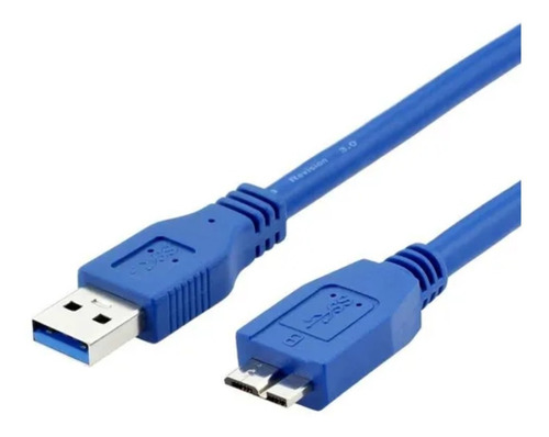 Cable Adaptador Micro B Usb 3.0 Disco Duro Super Speed 0.6m