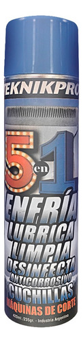 Aceite Para Cuchillas Teknikpro 5 En 1 Aerosol Refrigerante