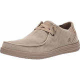 Skechers Melson-raymon Canvas Slip On Mocasín Para Hombre