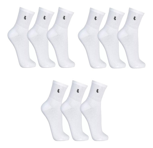 Kit 9 Pares Meia Lupo Cano Médio Masculina Atacado Original