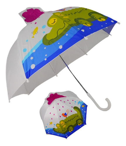 Sombrilla/paraguas Infantil Lindos Y Divertidos Diseños 3d. 
