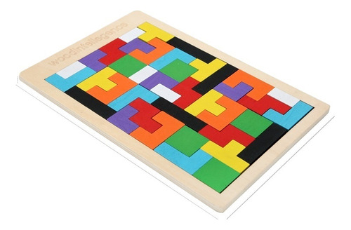 Juguete De Rompecabezas De Bloques De Construcción Tetris