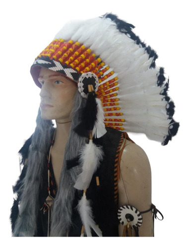 Cocar Indío Nativo Americano Xamanismo